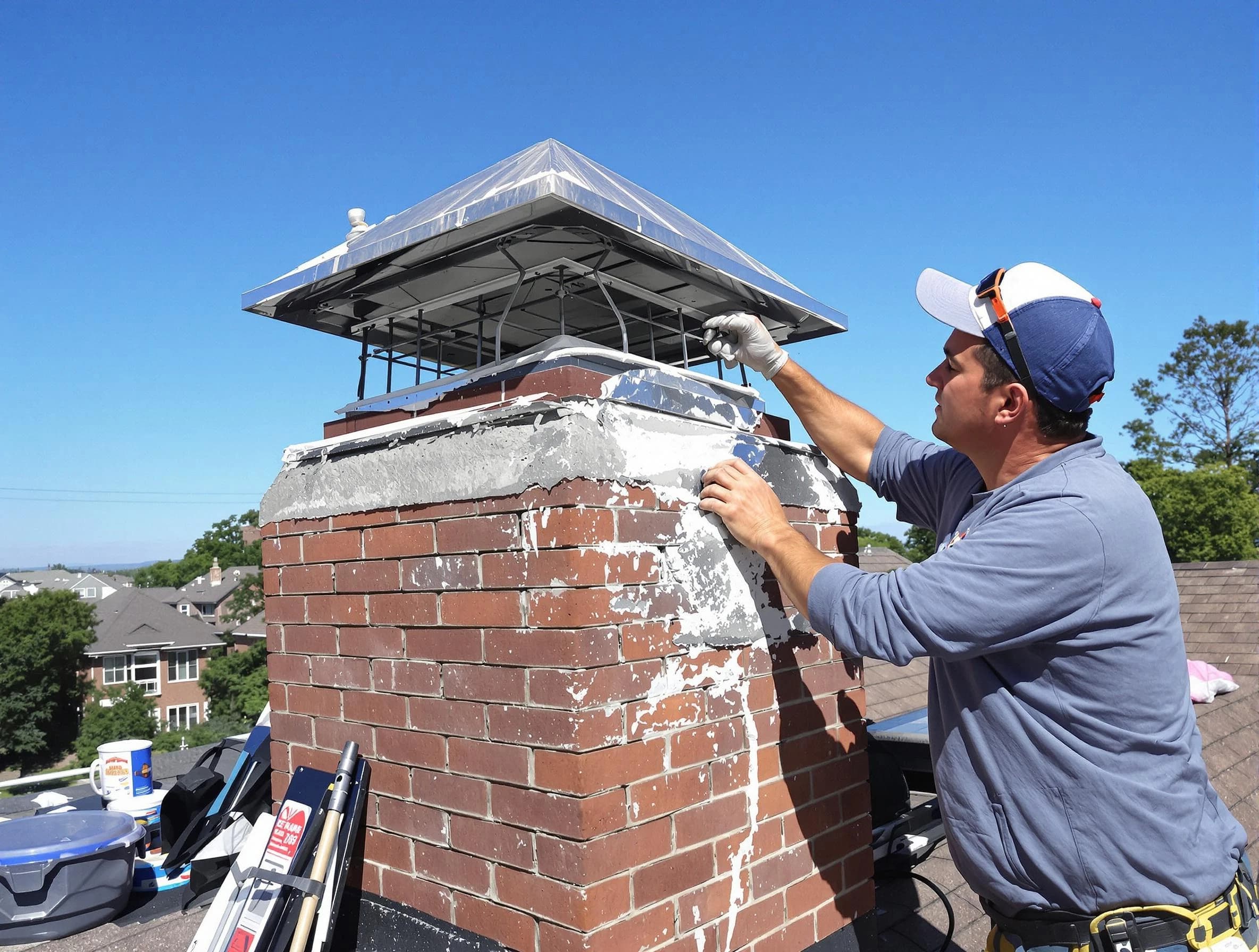 Chimney Crown Services service in Fair Lawn, NJ