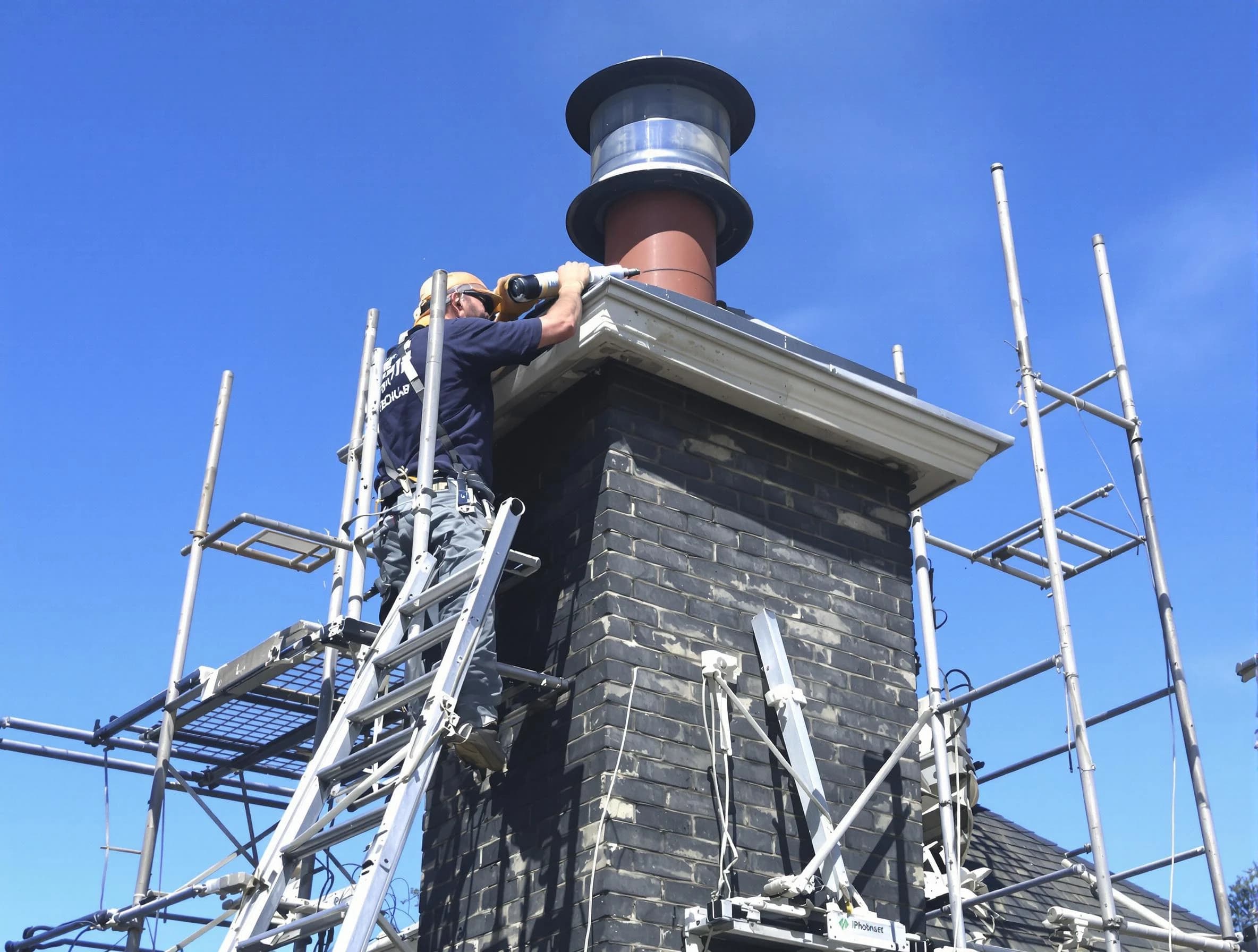 Sturdy chimney crown finished by Fair Lawn Chimney Sweep in Fair Lawn, NJ