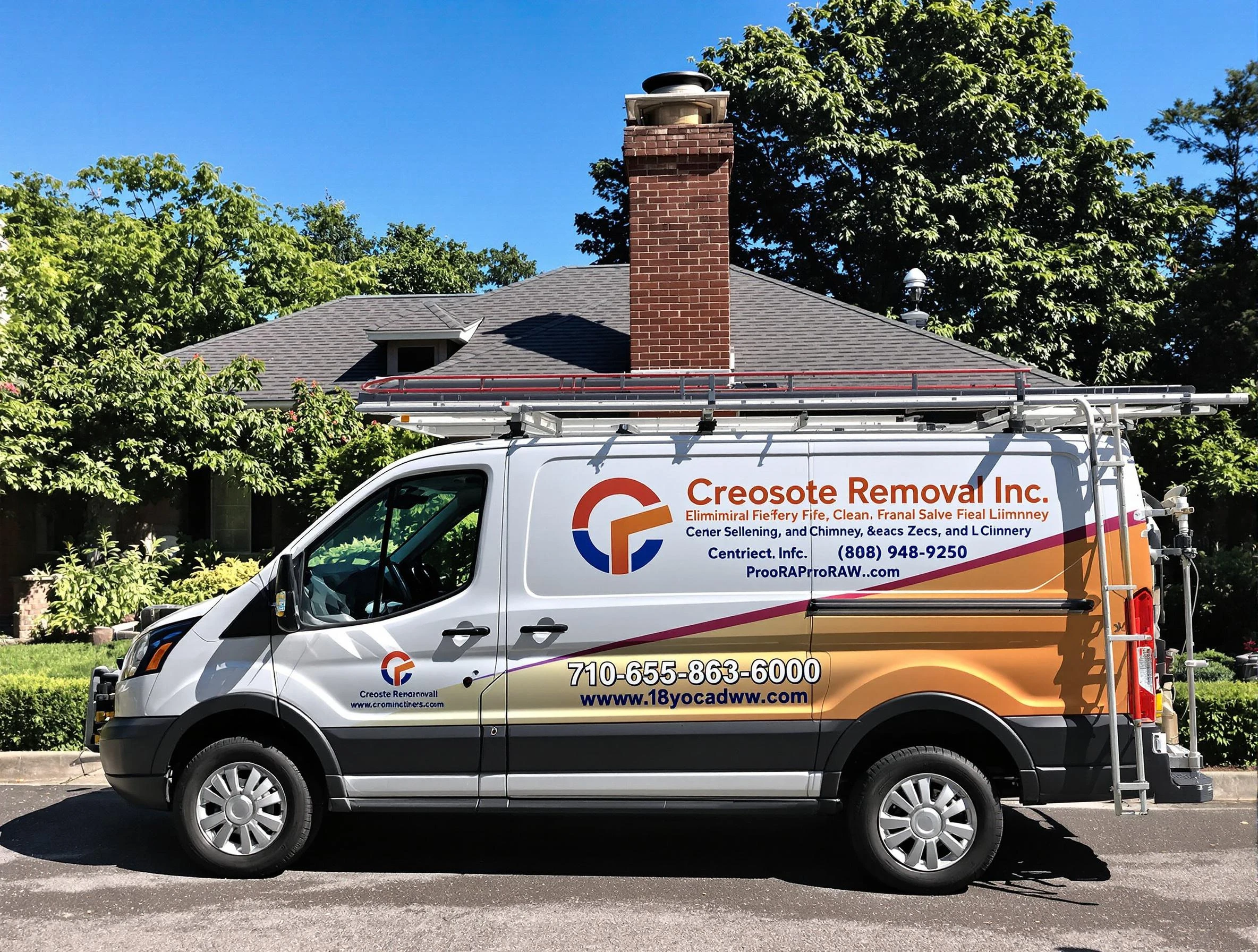 Fair Lawn Chimney Sweep technician removing creosote safely in Fair Lawn, NJ